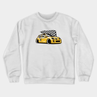 Yellow Clio V6 Phase 2 Sports Crewneck Sweatshirt